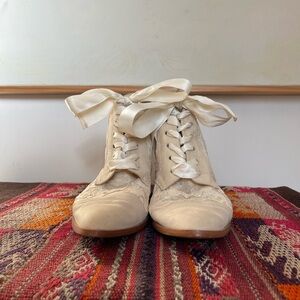 Vintage Lace Accent Women's Booties